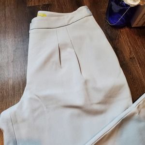 Gianni Bini Ice Blue Rachel High Rise Waist Wide Leg Pleated Trouser Pants 4 NWT